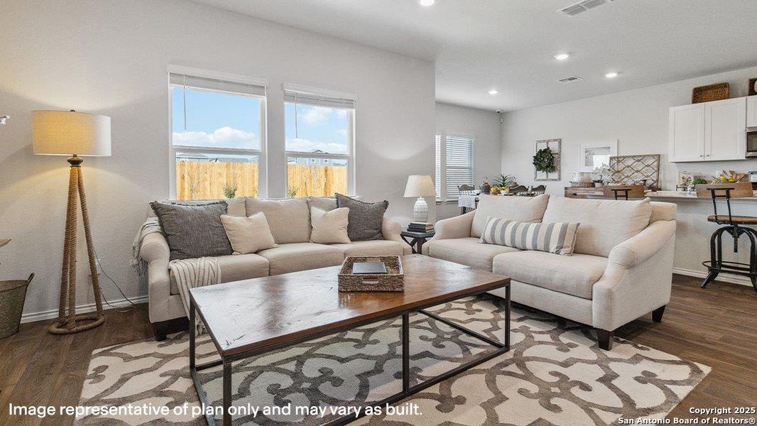 Furnished interior view inside a new home in Redbird Ranch, San Antonio (Image 31).