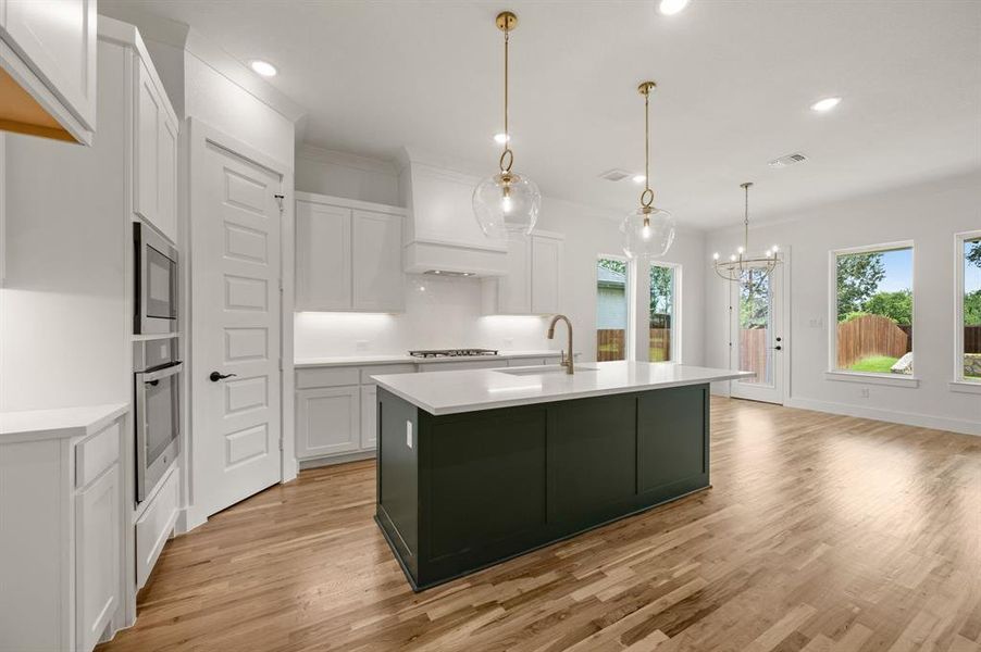 Furnished interior view inside a new home in Parks of Aledo, Aledo (Image 8). Furnished interior view inside a new home in Parks of Aledo, Aledo (Image 8).