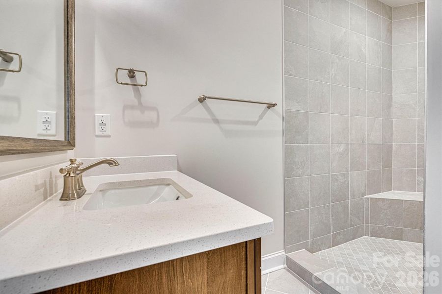 Close-up of interior finishes inside a home in The Courtyards at Lake Davidson, Mooresville (Image 19).