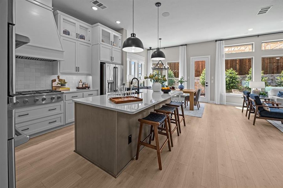 Furnished interior view inside a new home in Greenville Heights, Dallas (Image 9). Furnished interior view inside a new home in Greenville Heights, Dallas (Image 9).