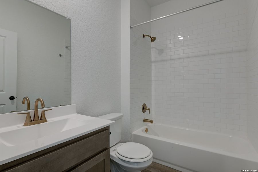 Furnished interior view inside a new home in Nopal Valley, San Antonio (Image 11).