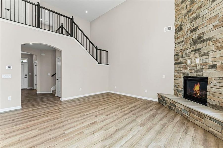 Spacious, unfurnished interior of a new home in Twin Lakes, Hoschton (Image 25). Spacious, unfurnished interior of a new home in Twin Lakes, Hoschton (Image 25).