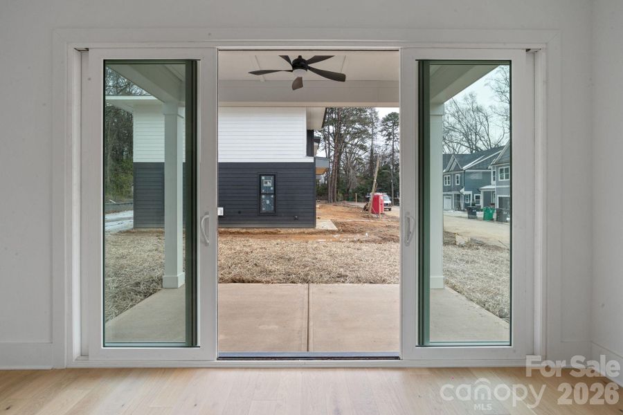 Exterior details and patio area of a home in , Charlotte (Image 26).