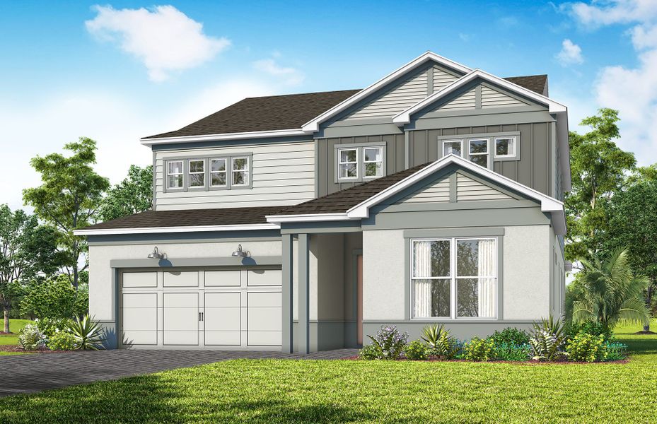 Representative exterior photo of a completed home built from the Serena by Pulte Homes in Avera, Orlando, FL (Image 21).