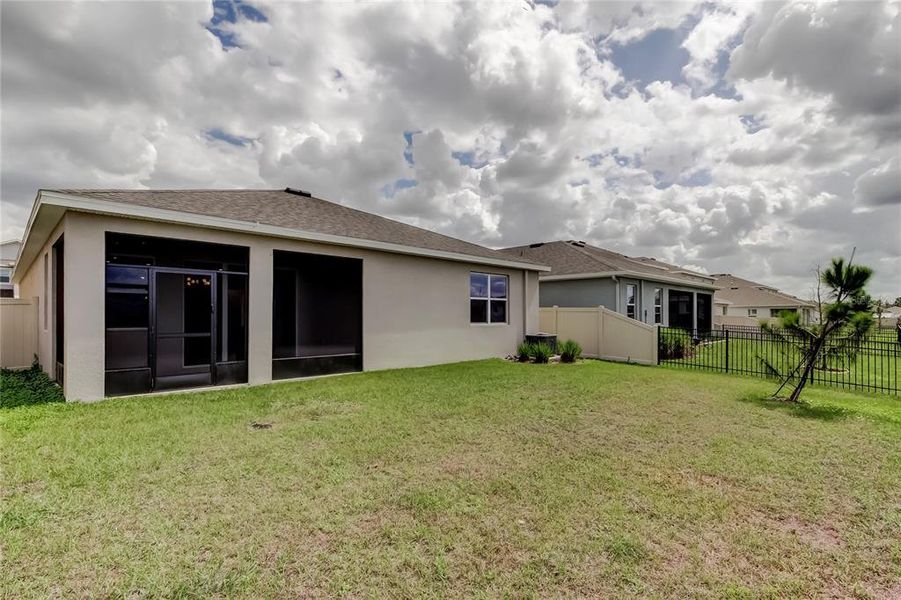 Exterior details and patio area of a home in , Wesley Chapel (Image 22).