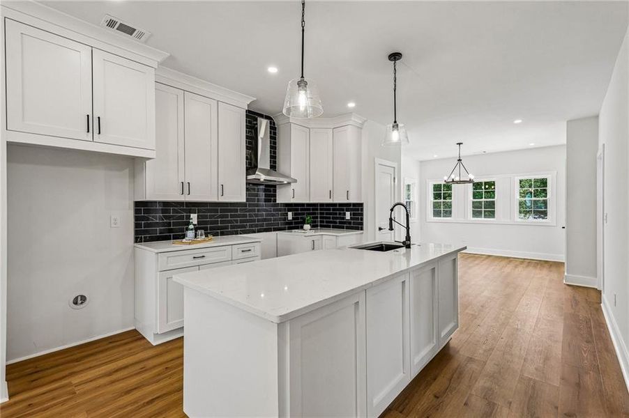 Furnished interior view inside a new home in , Flowery Branch (Image 11). Furnished interior view inside a new home in , Flowery Branch (Image 11).