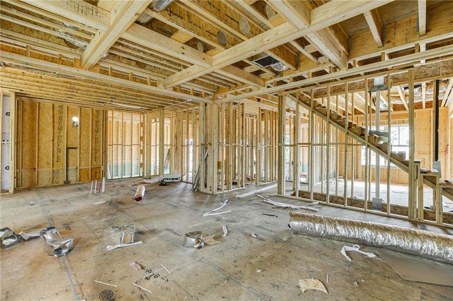 In-progress construction of a new home in , Jefferson, GA (Image 6).