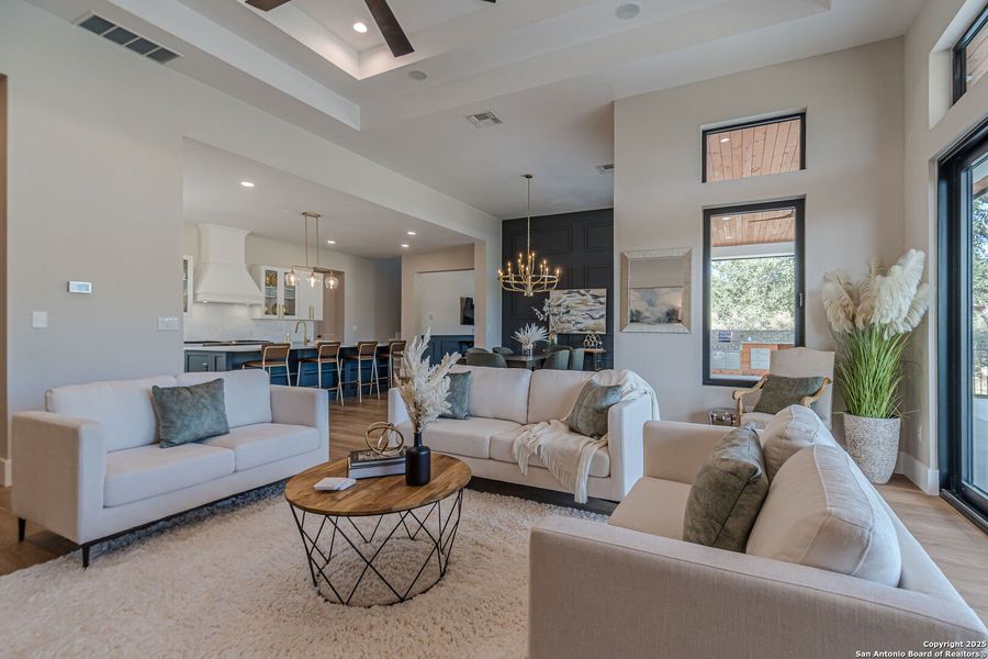 Furnished interior view inside a new home in , New Braunfels (Image 13). Furnished interior view inside a new home in , New Braunfels (Image 13).