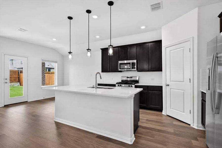 Furnished interior view inside a new home in Parks at Foster Crossing, Anna (Image 9).