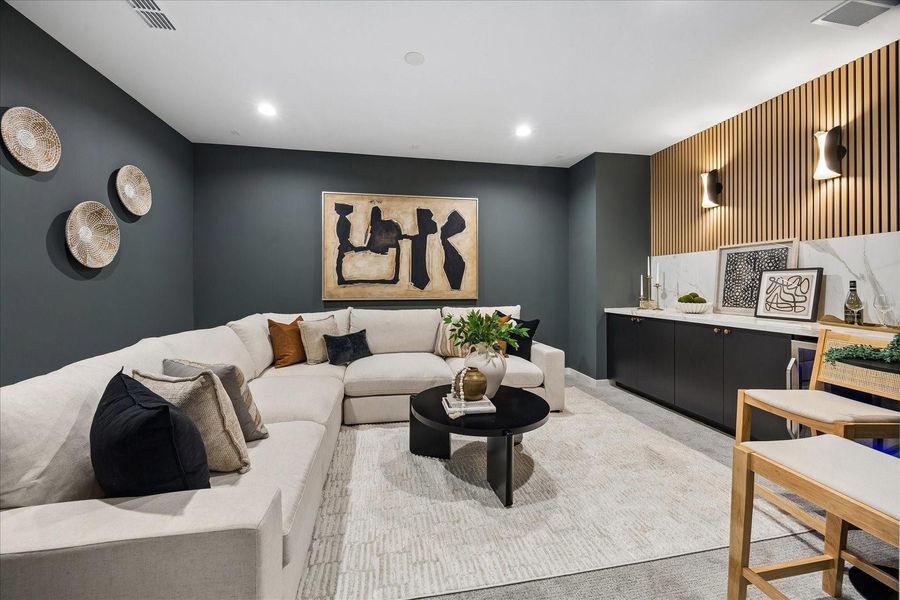 Furnished interior view inside a new home in , Houston (Image 15).