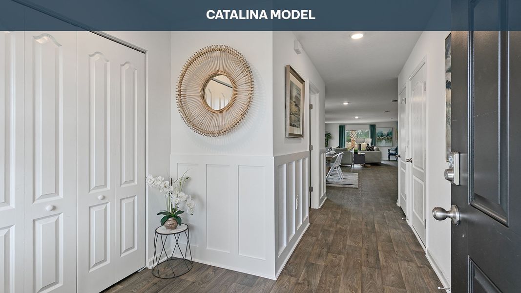 Representative furnished interior of a home built from the Catalina by D.R. Horton in Copes Landing, Jacksonville (Image 5). Representative furnished interior of a home built from the Catalina by D.R. Horton in Copes Landing, Jacksonville (Image 5).