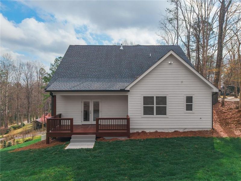 Exterior details and patio area of a home in , Woodstock (Image 20).