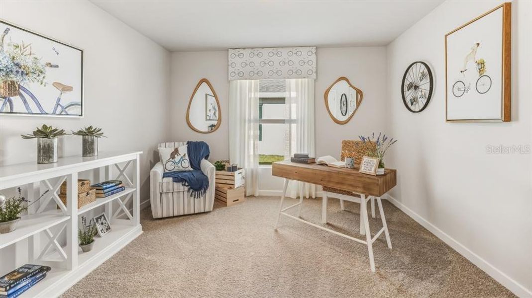 Furnished interior view inside a new home in Seagrass - Express & Tradition, Punta Gorda (Image 12). Furnished interior view inside a new home in Seagrass - Express & Tradition, Punta Gorda (Image 12).