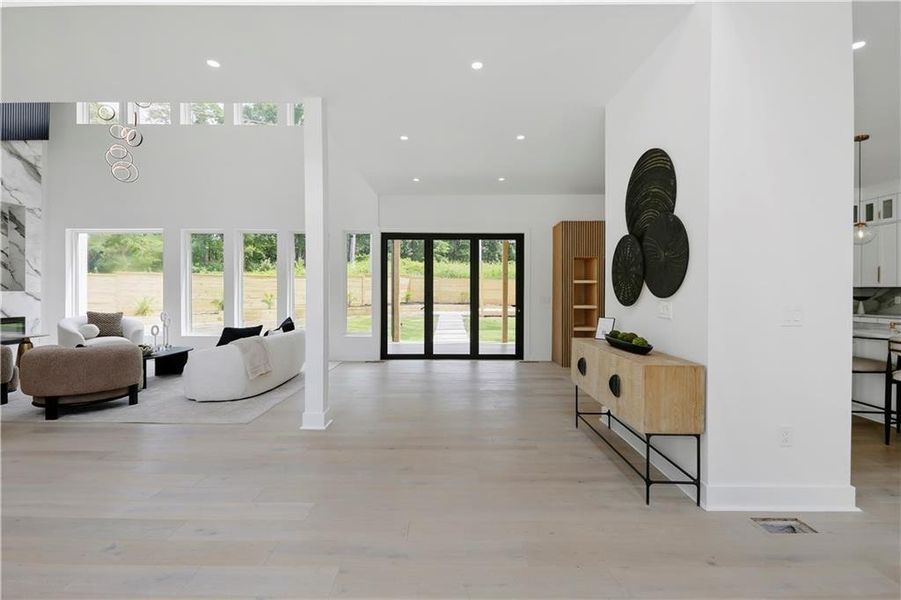 Furnished interior view inside a new home in , Atlanta (Image 12).
