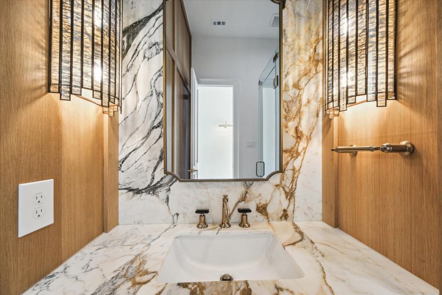 Another view of this stunning bath.*Picture is of a recently constructed home by the builder.  1519 Candlelight will be similar in quality, but these pictures are not meant to be an exact representation of the new home. Specs of home may change at sole discretion of the seller.