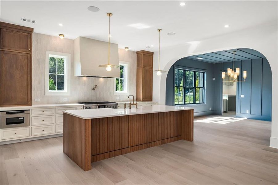 Furnished interior view inside a new home in , Roswell (Image 17).