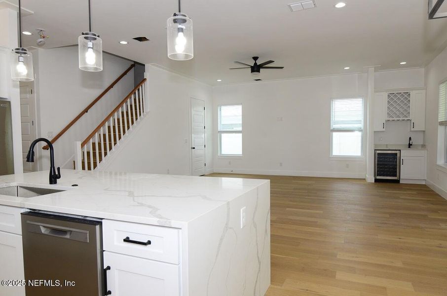 Furnished interior view inside a new home in , Jacksonville (Image 7). Furnished interior view inside a new home in , Jacksonville (Image 7).