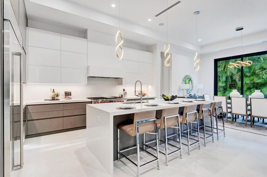 Furnished interior view inside a new home in , Boca Raton (Image 25).