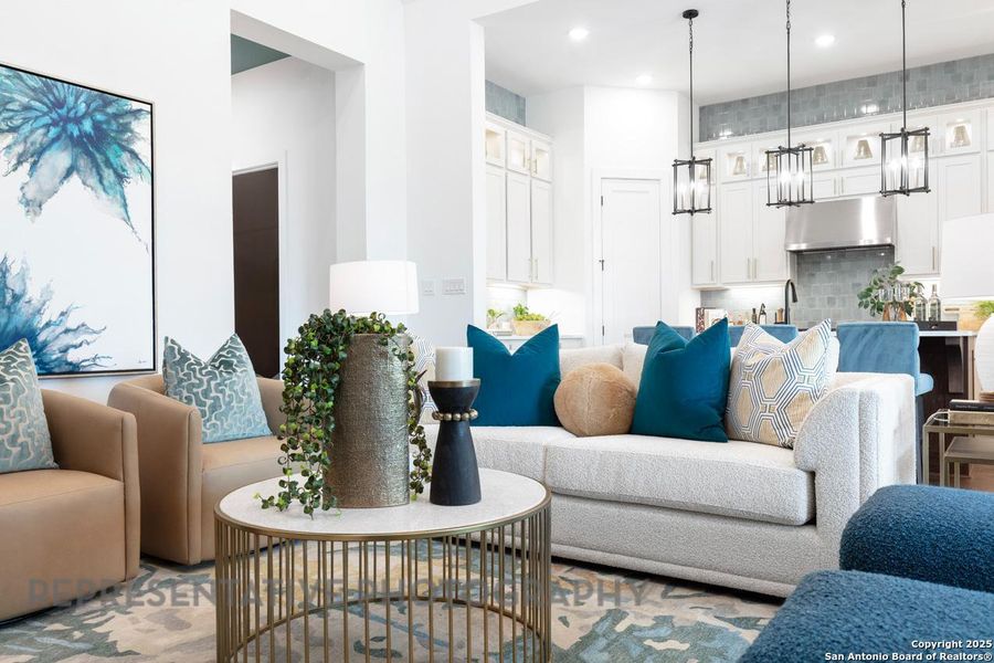 Furnished interior view inside a new home in The Ranches at Creekside, Boerne (Image 39). Furnished interior view inside a new home in The Ranches at Creekside, Boerne (Image 39).