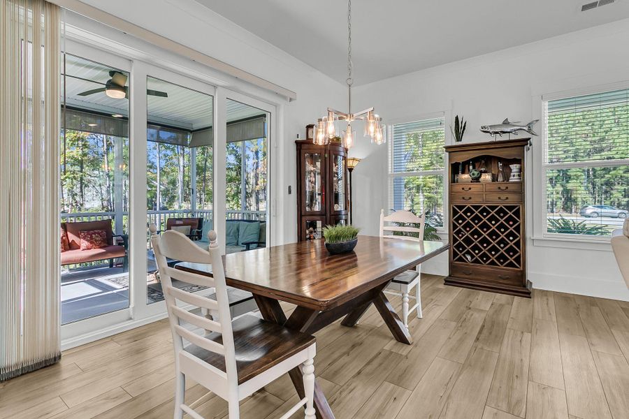 Furnished interior view inside a new home in , Huger (Image 27).