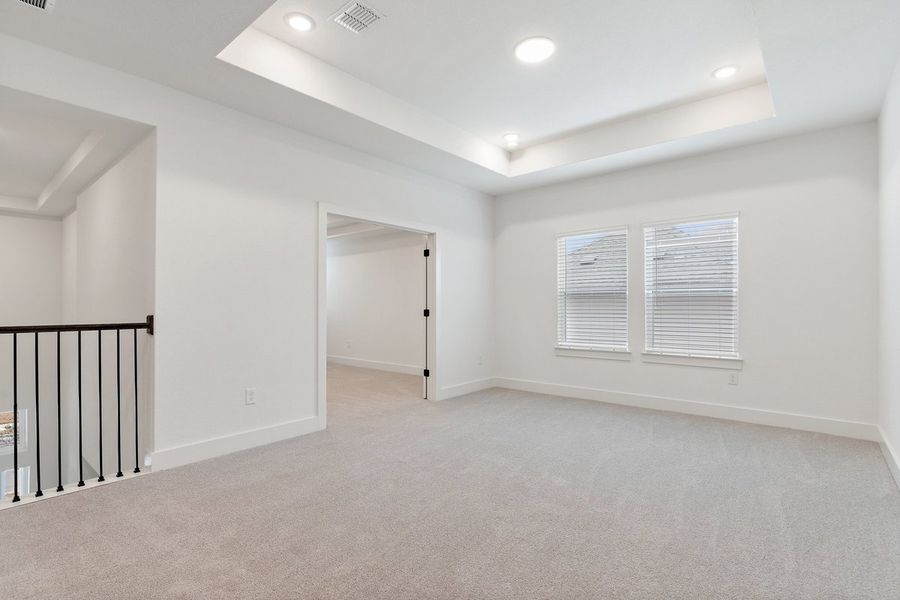 Spacious, unfurnished interior of a new home in Sauls Ranch, Round Rock (Image 10). Spacious, unfurnished interior of a new home in Sauls Ranch, Round Rock (Image 10).
