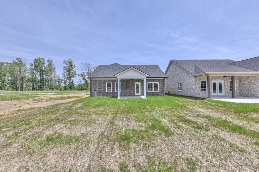 Exterior details and patio area of a home in Legacy Preserve, Tullahoma (Image 3). Exterior details and patio area of a home in Legacy Preserve, Tullahoma (Image 3).