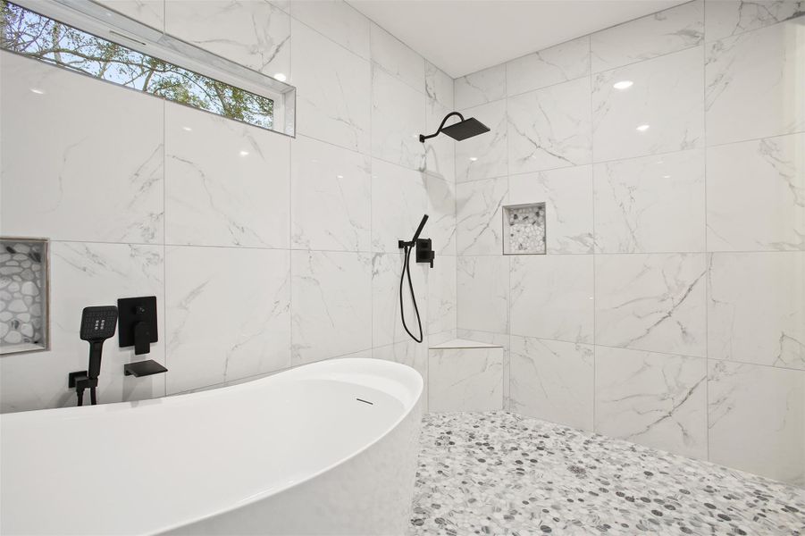 A second view of the shower room