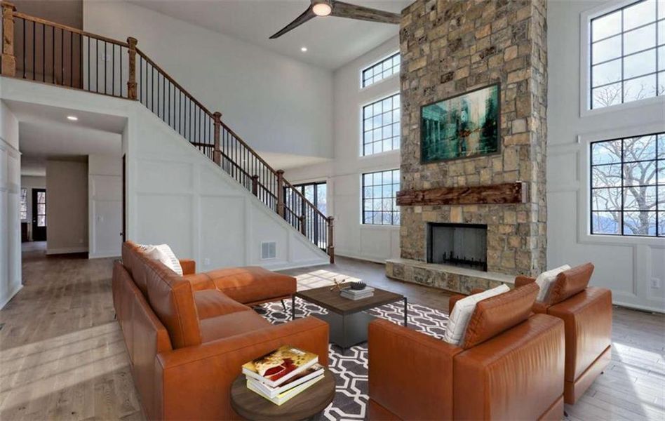 Furnished interior view inside a new home in , Clayton (Image 10).