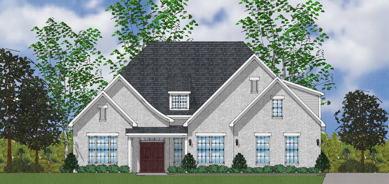 Representative exterior photo of a completed home built from the Campbell - Elite Collection by Mungo Homes in Walnut Grove, Easley, SC (Image 16).