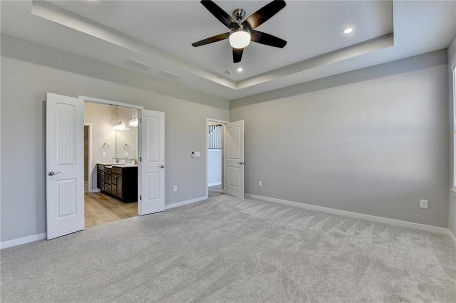 Spacious, unfurnished interior of a new home in The Reserve At Liberty Park, Braselton (Image 42).