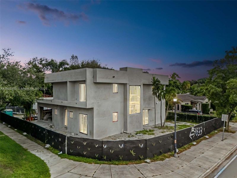 In-progress construction of a new home in , Miami Shores, FL (Image 7).