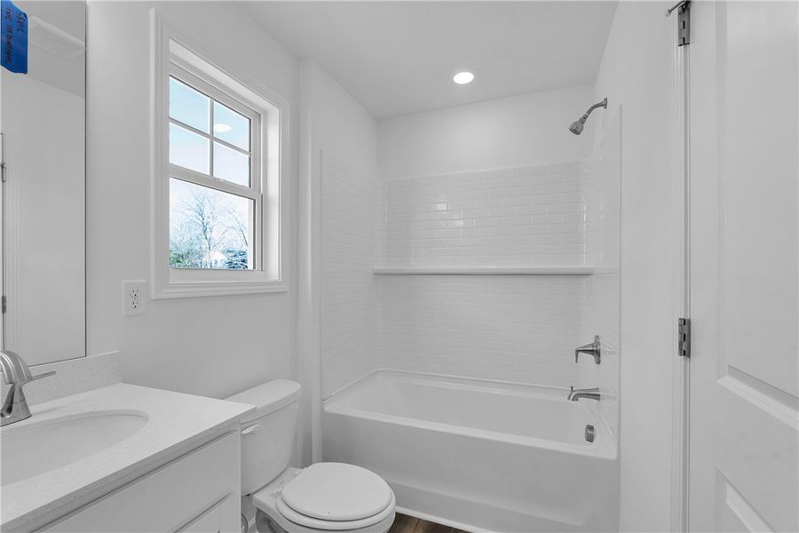 Furnished interior view inside a new home in Brownstone Park, Easley (Image 8).