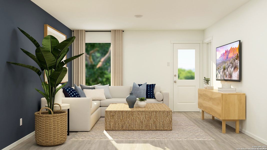 Furnished interior view inside a new home in Sapphire Grove, San Antonio (Image 14).