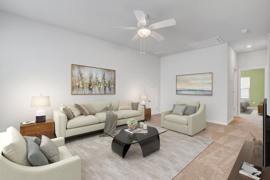 Furnished interior view inside a new home in , Moncks Corner (Image 19).