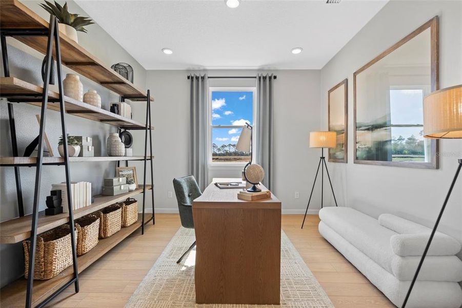 Furnished interior view inside a new home in The Cypress Series at Reserve East, Flagler Beach (Image 7).