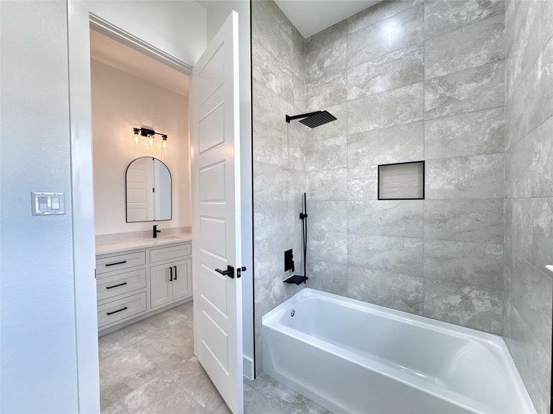 Furnished interior view inside a new home in , Conroe (Image 9). Furnished interior view inside a new home in , Conroe (Image 9).