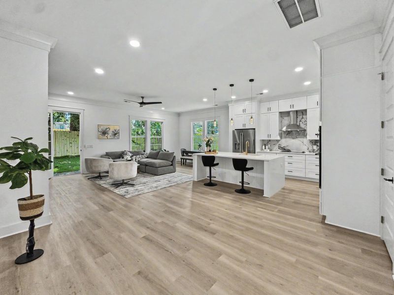 Furnished interior view inside a new home in , Summerville (Image 15). Furnished interior view inside a new home in , Summerville (Image 15).