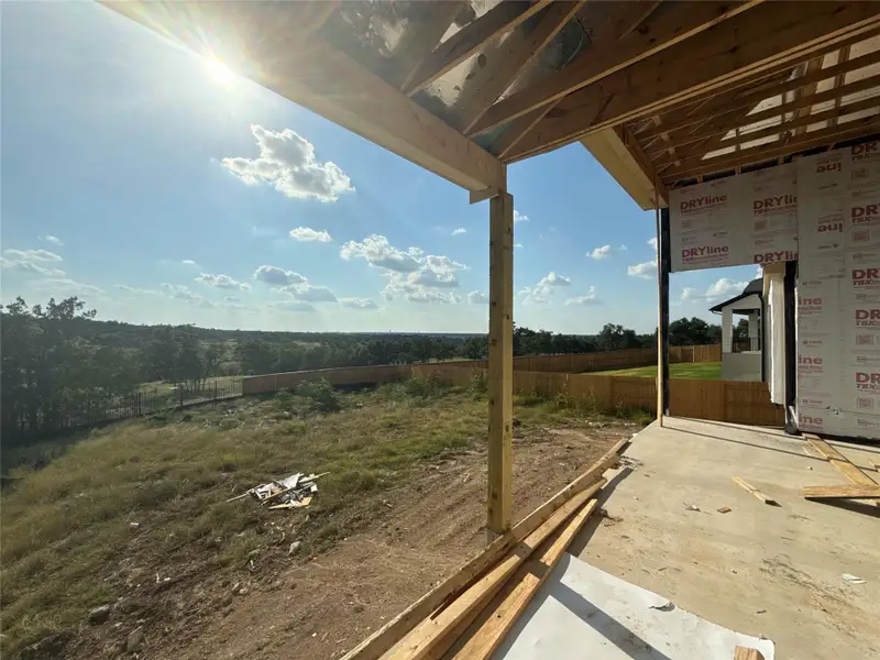 Rear Covered Patio and backyard Rear Covered Patio and backyard