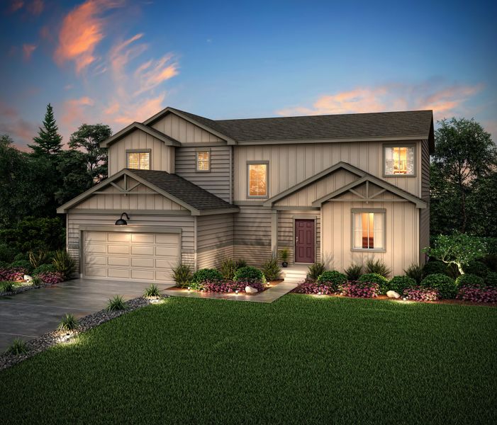 The Torreys (Residence 49202) Elevation A at Single Family Homes Collection