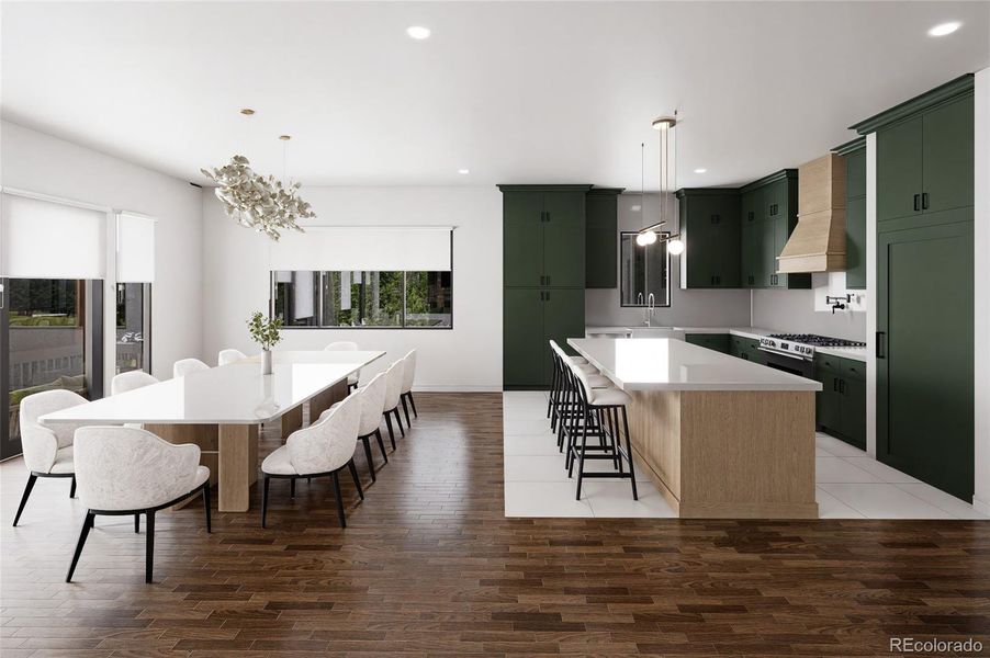 Furnished interior view inside a new home in , Granby (Image 10).