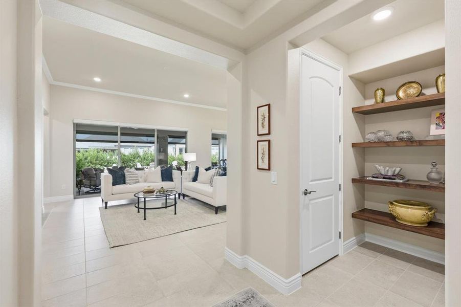 Furnished interior view inside a new home in , Denton (Image 6).