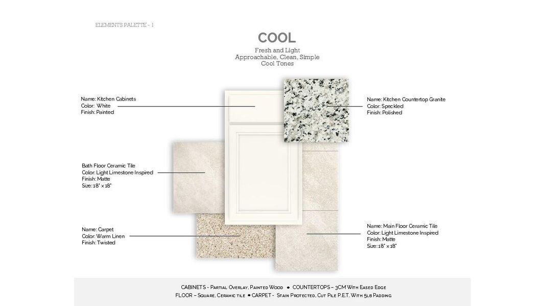 Color Palette for 327 Seascape Drive