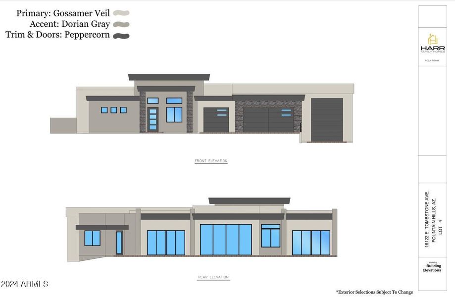 Listing - Tombstone Front Elevation