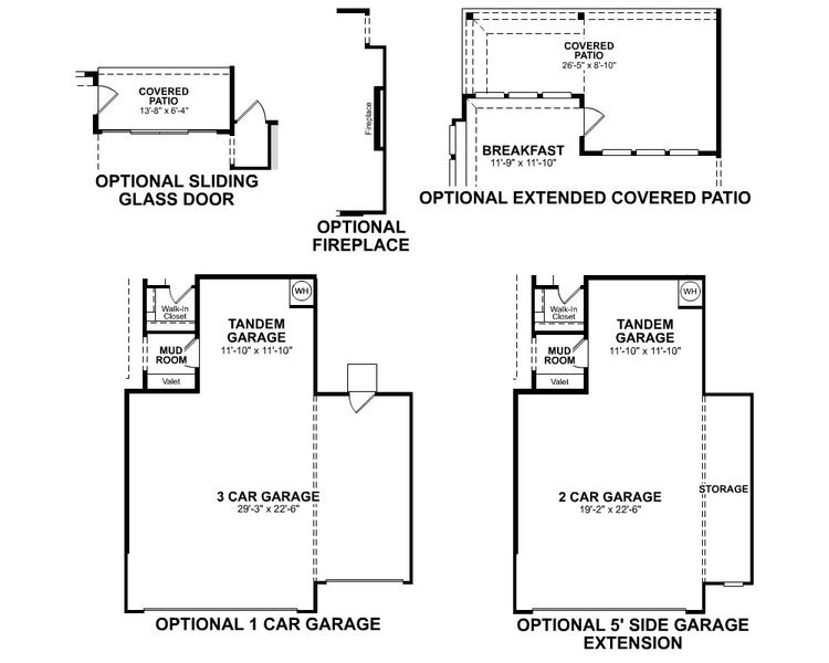 2D floor plan layout for the Langston by Beazer Homes in COLTON: Prestige Collection, Todd Mission, TX (Image 5). 2D floor plan layout for the Langston by Beazer Homes in COLTON: Prestige Collection, Todd Mission, TX (Image 5).