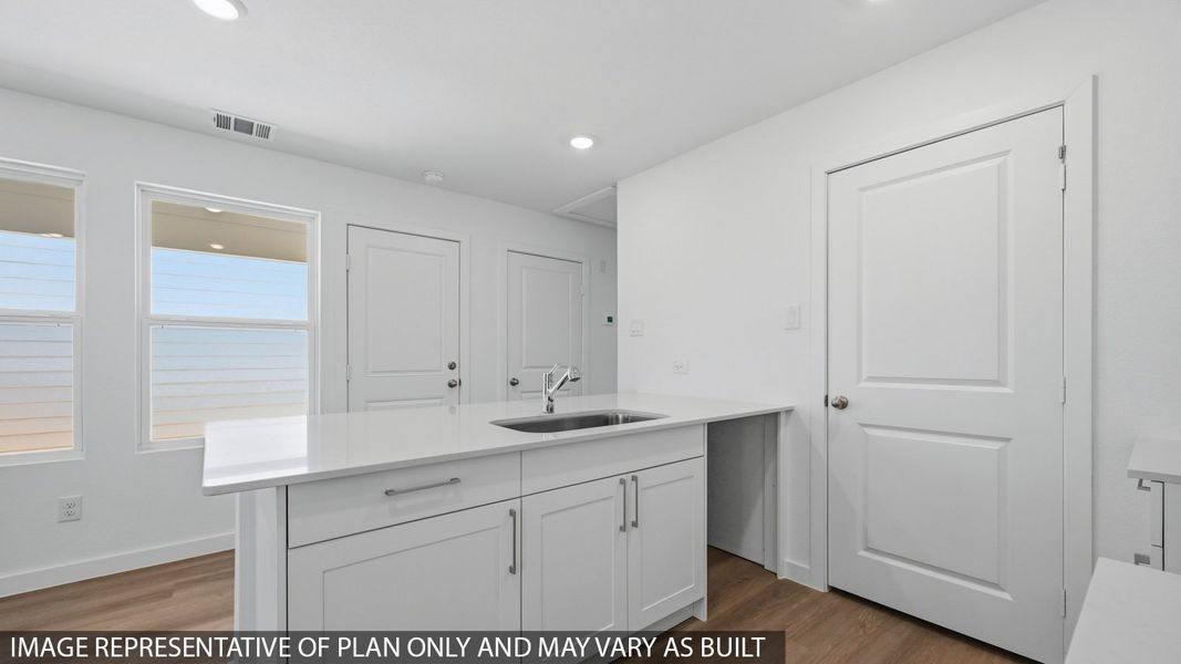 Furnished interior view inside a new home in Baron Village, Conroe (Image 5).