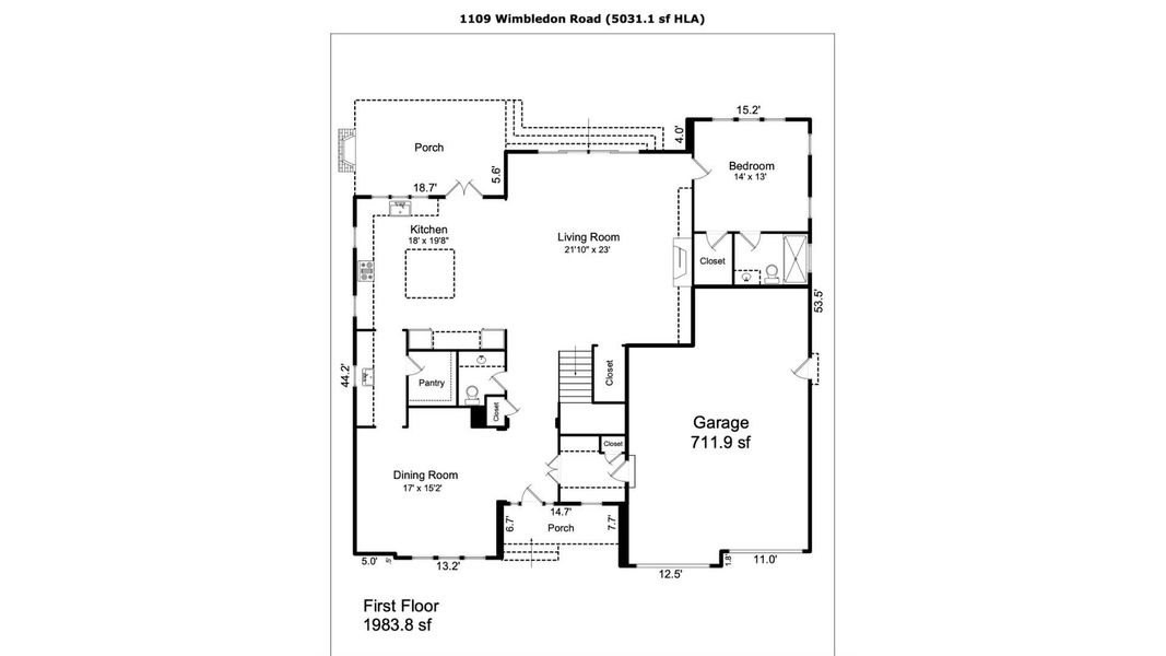 Main Level Floor Plan Main Level Floor Plan