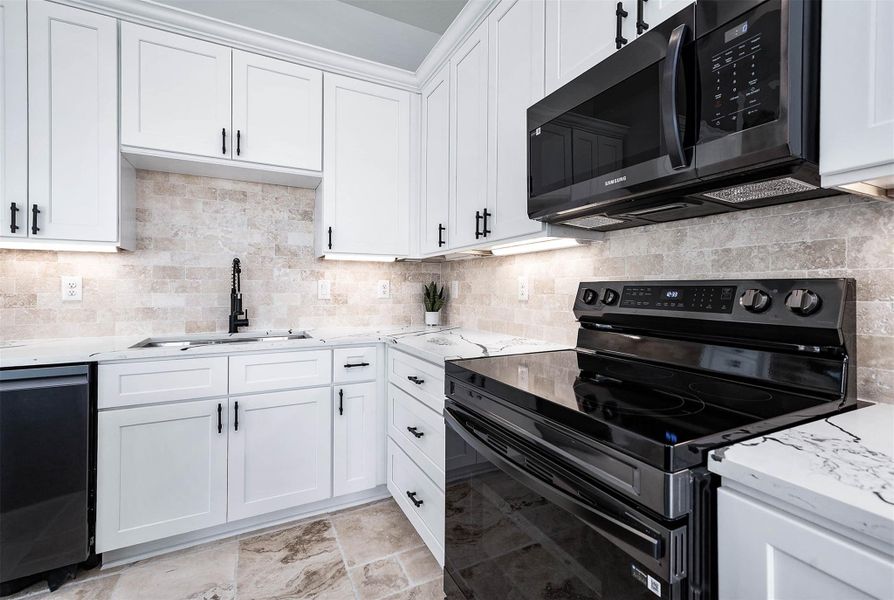 Furnished interior view inside a new home in , Needville (Image 16).