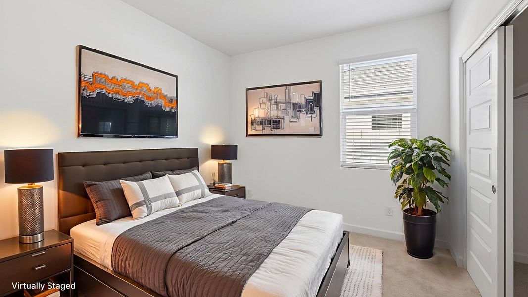 Furnished interior view inside a new home in Desert Moon Estates, Buckeye (Image 8). Furnished interior view inside a new home in Desert Moon Estates, Buckeye (Image 8).