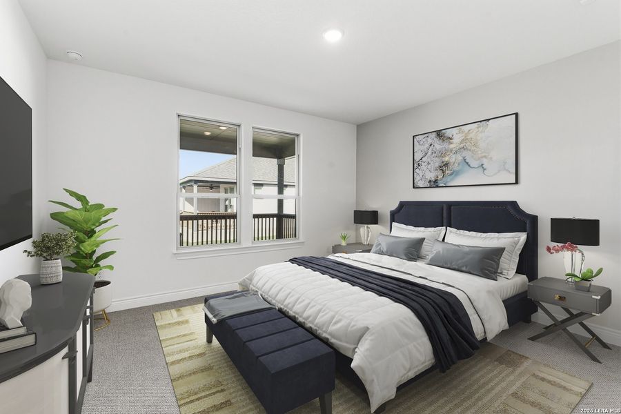 Furnished interior view inside a new home in Del Webb New Braunfels at Veramendi, New Braunfels (Image 11).