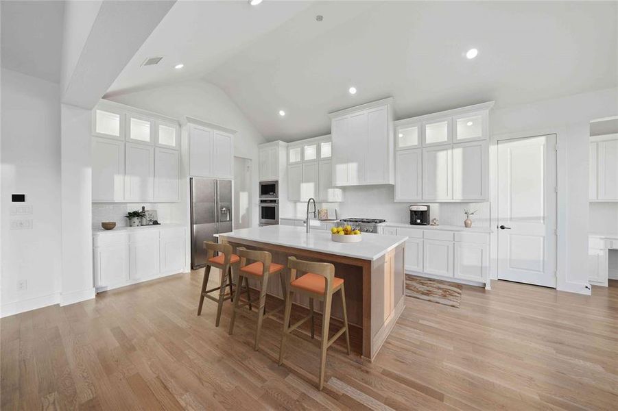 Furnished interior view inside a new home in Light Farms Graham/Reagan, Celina (Image 18).